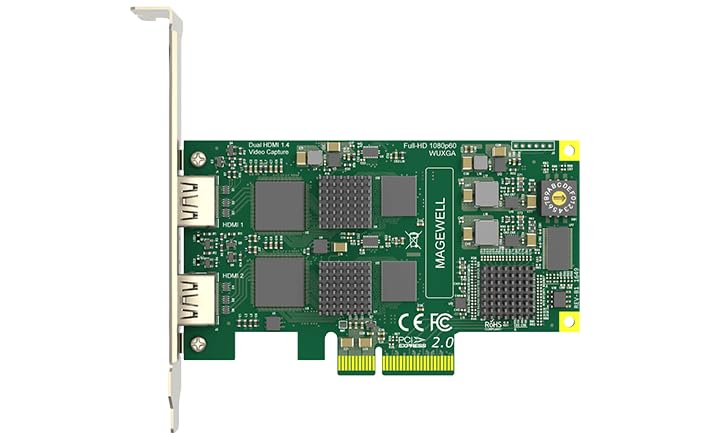 Amazon.co.jp: Magewell Pro Capture Dual HDMI Video Capture Card by